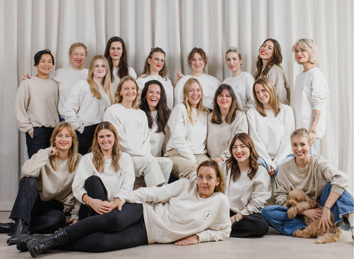 JACKS beauty line Gründerinnen und Mitarbeiterinnen Shooting