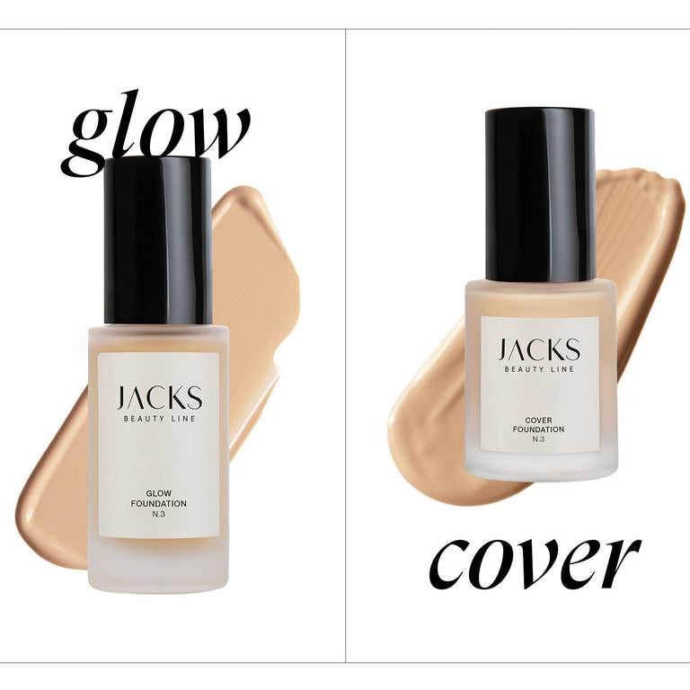 Glow Foundation vs Cover Foundation