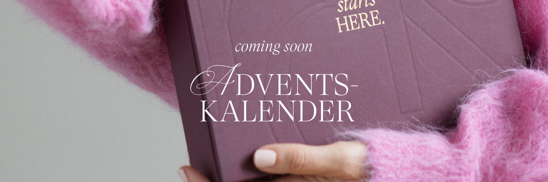 Teaser für den JACKS beauty line Adventskalender mit online Masterclass