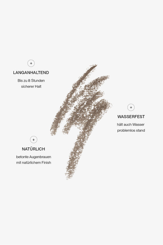 #farbwunsch_taupe, Swatch des Eyebrow Pencil in der Farbe Taupe