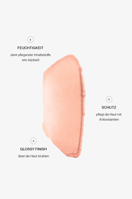 Farbswatch vom JACKS beauty line Cream Highlighter mit USPs