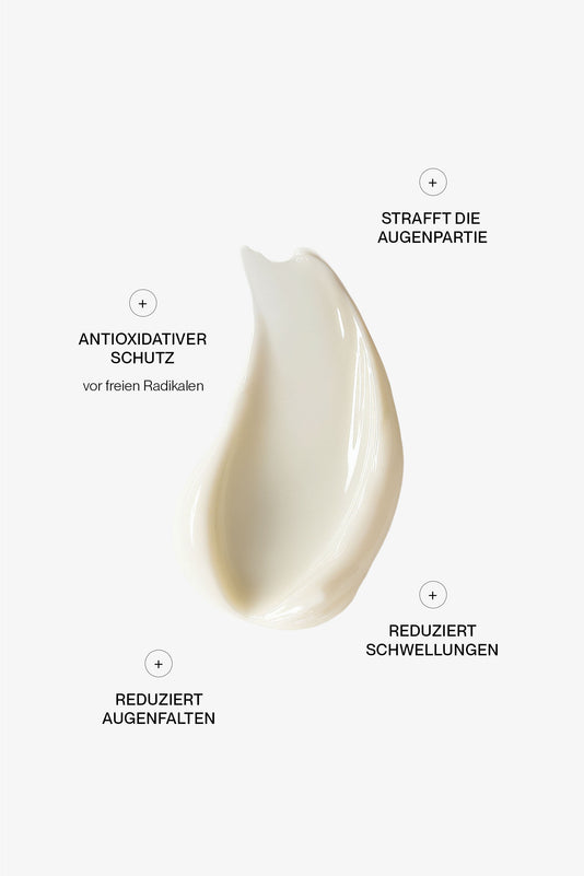 JACKS beauty line Augencreme Swatch mit USPs
