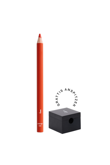 #farbwunsch_orange-red, JACKS beauty line rot-oranger Lipliner mit Anspitzer