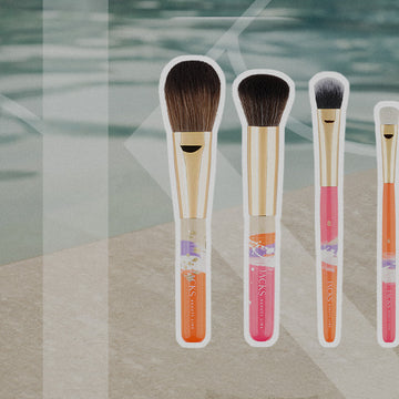 JACKS beauty line Make-up Pinsel in Farbwelt Neon