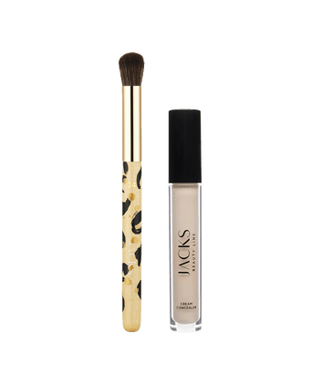 #farbwunsch_n-1, #22 Multi Blenderpinsel Animal-Print und Cream Concealer von JACKS beauty line