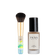 #farbwunsch_n-7, JACKS beauty line Glow Foundation N.7 neben dem M12 Mini Foundationpinsel