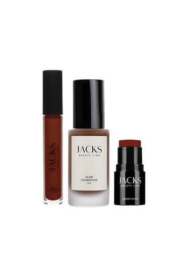 JACKS beauty line Set bestehend auf Cream Concealer, Glow Foundation und Cream Blush