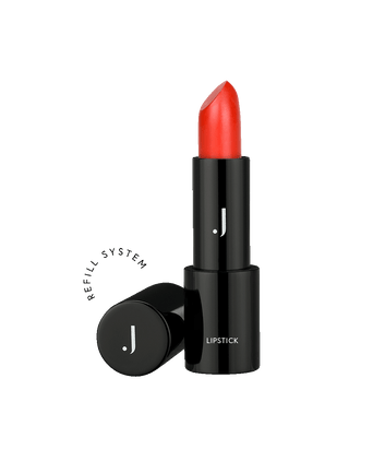 Nachfüllbarer Lipstick Orange Red von JACKS beauty line, #farbwunsch_orange-red-by-elena