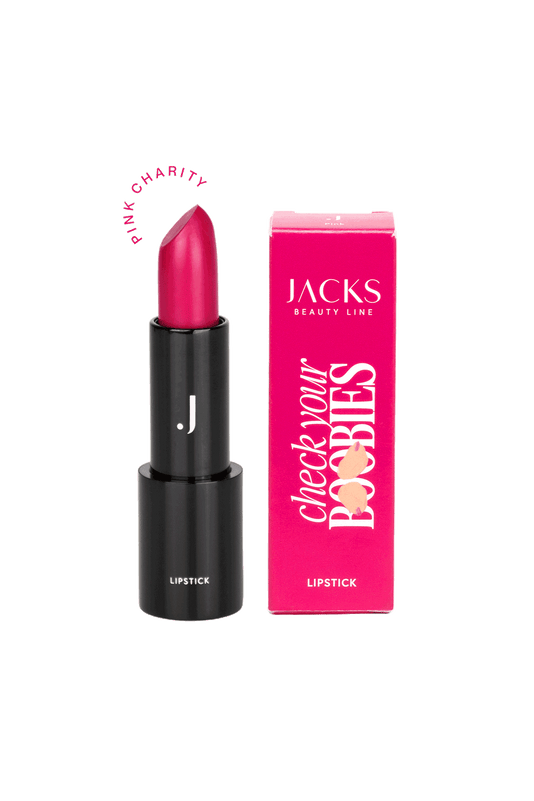 Pink Charity Lipstick von JACKS beauty line