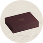 dunkelroter JACKS beauty line Adventskalender 2025 mit goldener Schrift