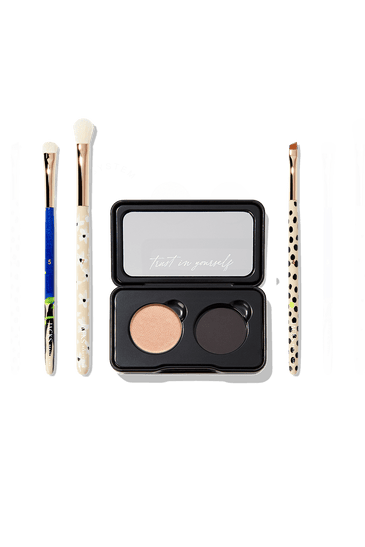 JACKS 2er Eyeshadow Palette und 3 Lidschatten Pinsel von AndBloom