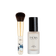 #farbwunsch_n-1, JACKS beauty line Glow Foundation N.1 neben dem M12 Mini Foundationpinsel