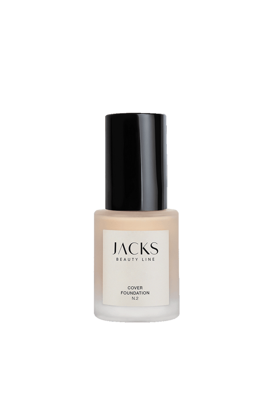 #farbwunsch_n-2, JACKS beauty line Cover Foundation Flakon Farbe N.2 als Freisteller