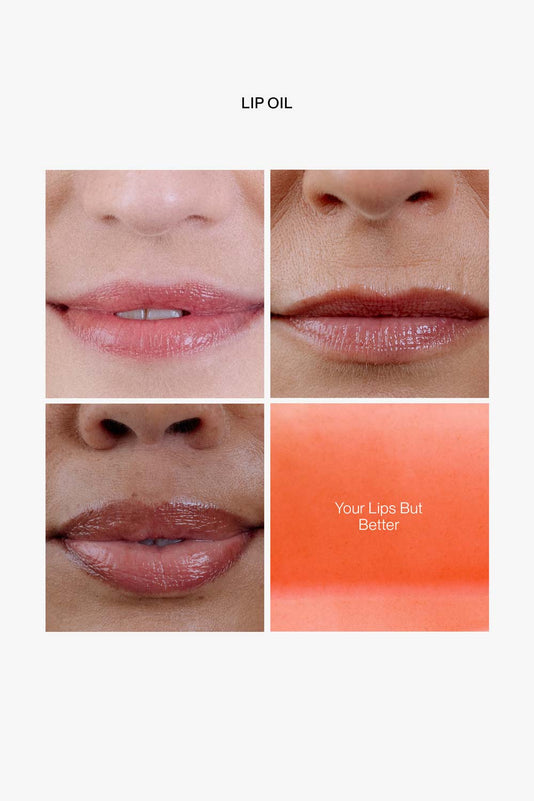 #farbwunsch_your-lips-but-better, Lip Oil Your lips but better - Vergleich an verschiedenen Lippenfarben