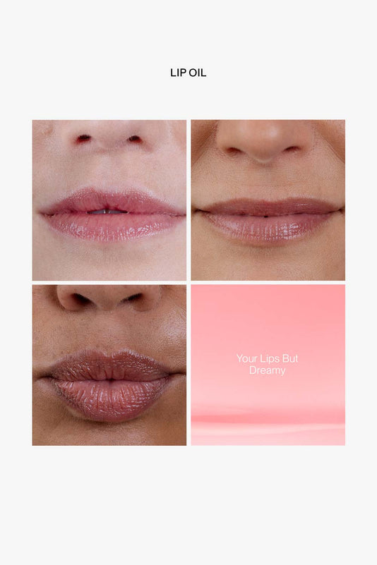 #farbwunsch_your-lips-but-dreamy, #farbwunsch_your-lips-but-dreamy---lea-edition, Lip Oil Your lips but dreamy - Vergleich an verschiedenen Lippenfarben