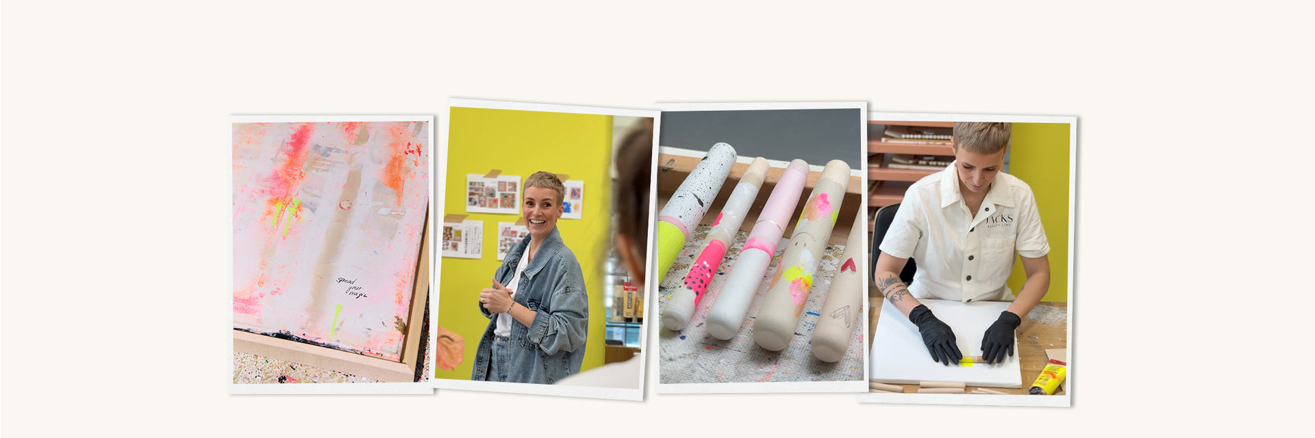 Collage aus der JACKS beauty line Make-up Pinsel Artist Collection by Miriam Jacks