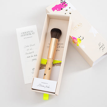 JACKS beauty line Foundationpinsel in exklusiver Packung mit Zertifikat