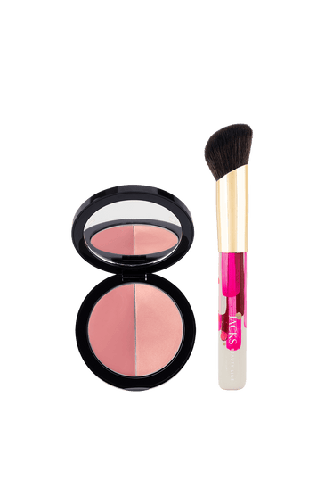JACKS beauty line Pink Charity Cream Blush Duo mit Pinsel