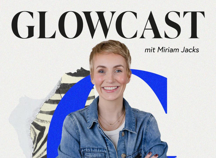 Glowcast Podcast Cover mit Miriam Jacks